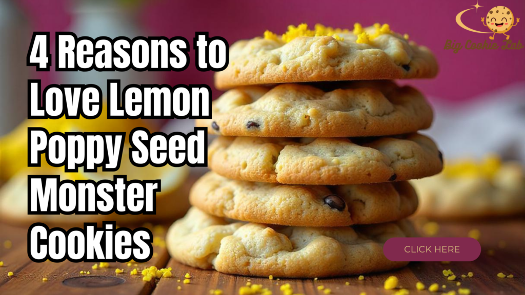 4 Reasons to Love Lemon Poppy Seed Monster Cookies