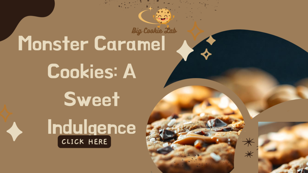 Monster Caramel Cookies: A Sweet Indulgence