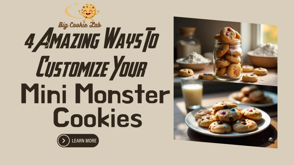 4 Amazing Ways To Customize Your Mini Monster Cookies