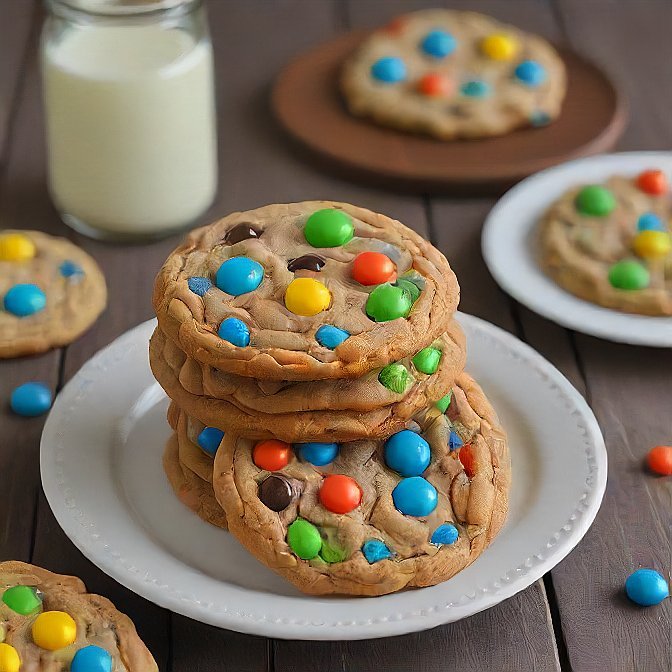 Chewy Monster Cookies