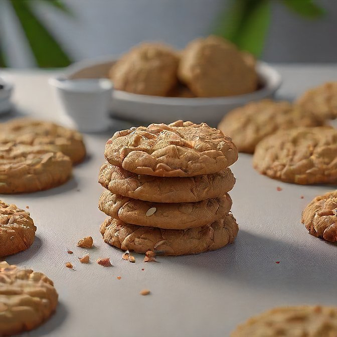 Coconut monster cookies 2