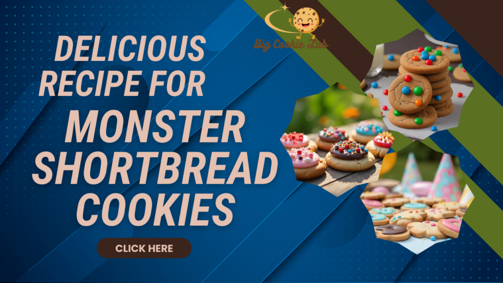 Delicious Recipe for Monster Shortbread Cookies