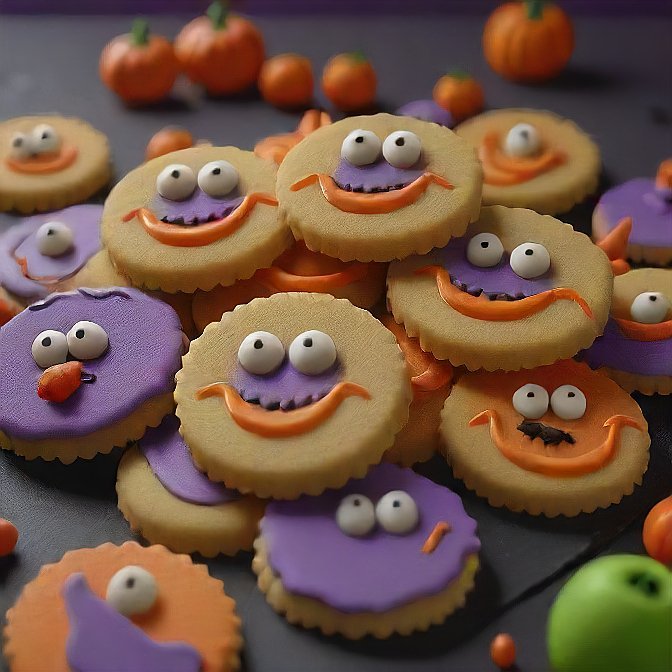 Halloween Monster Cookies 2