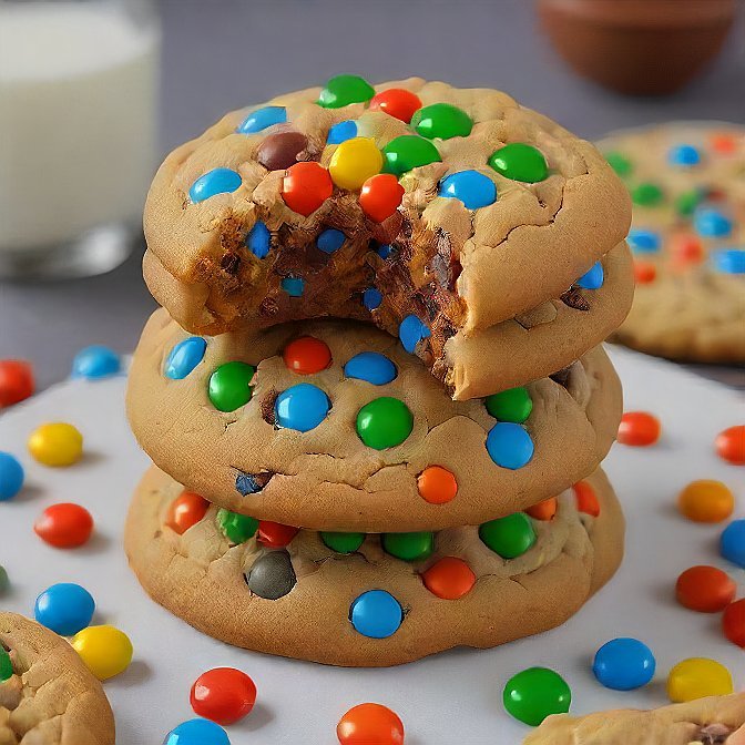 M&M Monster cookies