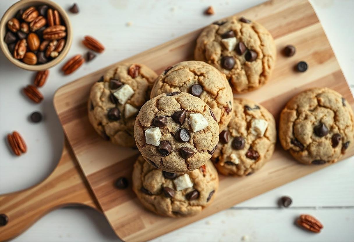 Maple Pecan monster cookies 1