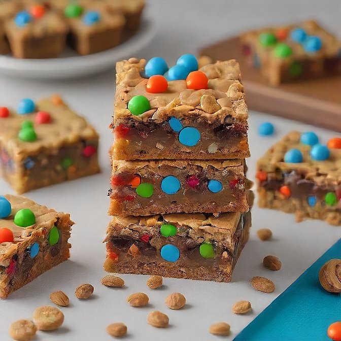 Monster Cookie Bars 1